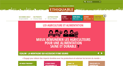 Desktop Screenshot of ethiquable.coop